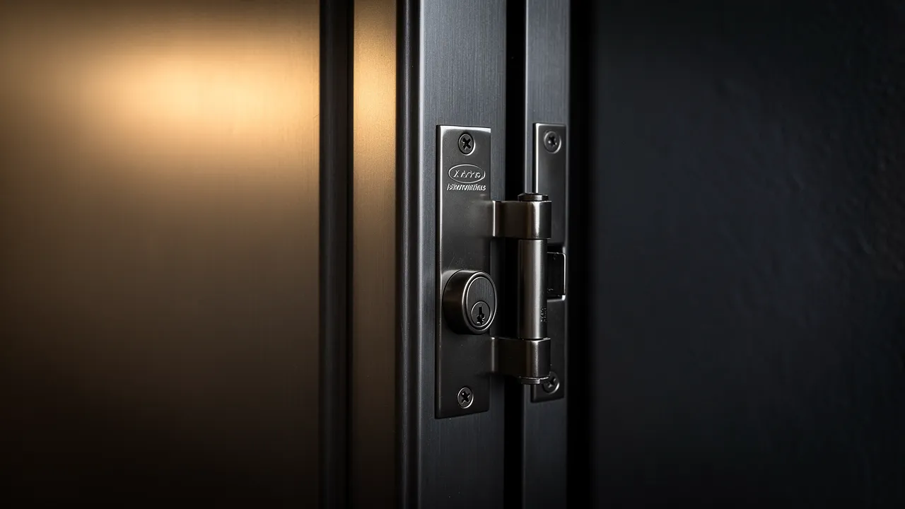 Illustration : L'entrebâilleur de porte : un petit plus de sécurité
