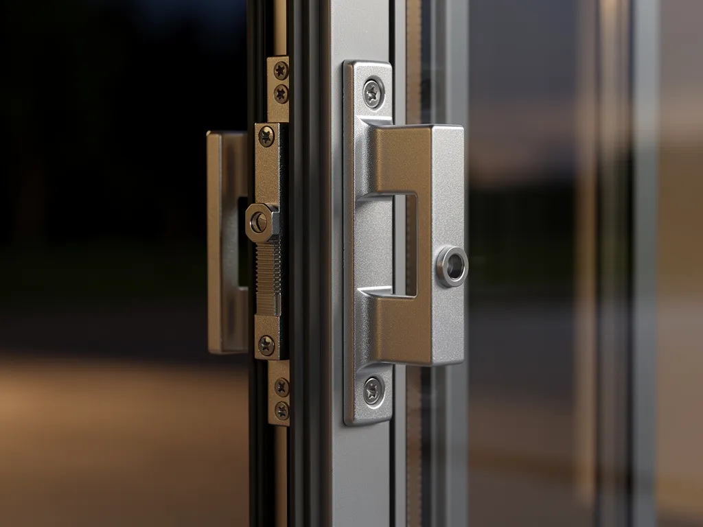 Verrou de sécurité sur une porte-fenêtre